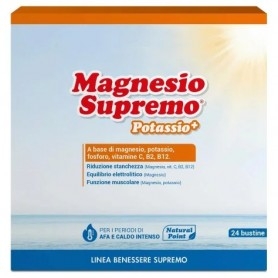 Zinco e Magnesio Natural Point, Magnesio Supremo Potassio+, 24 bustine