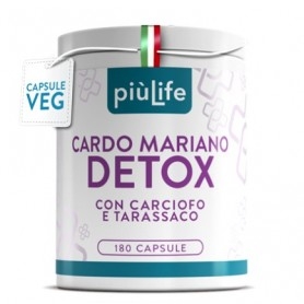 Cardo mariano +Life, Cardo Mariano Detox, 180 cps