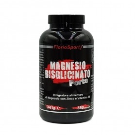 Zinco e Magnesio FlorioSport, Magnesio Bisglicinato Forte, 360 cps.