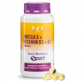 Omega 3 Sanct Bernhard, Omega 3 + Vitamin D3 + K2, 120 cps