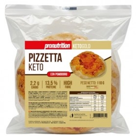 Pane e Prodotti da Forno Pro Nutrition, Pizzetta Keto Pomodoro, 110 g