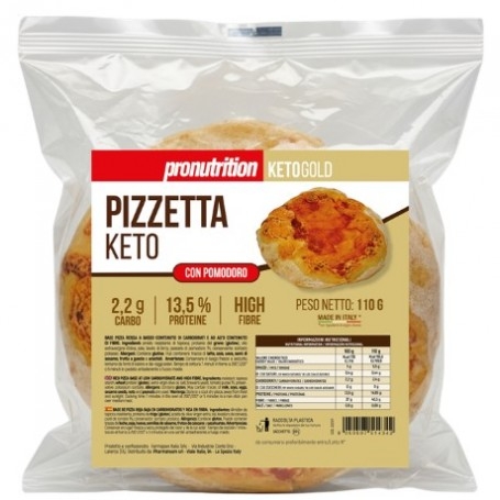 Pane e Prodotti da Forno Pro Nutrition, Pizzetta Keto Pomodoro, 110 g