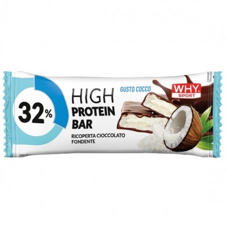 Barrette proteiche WHY Sport, 32% High Protein Bar, 50 g