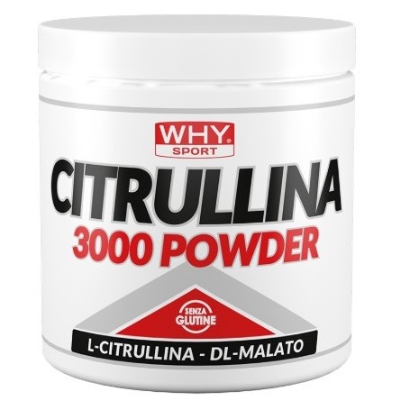 Citrullina Why Sport, Citrullina 3000 Powder, 201 g