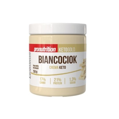 Creme Sugar Free Pro Nutrition, Crema Keto Cioccolato Bianco, 250 g