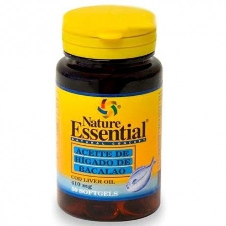 Omega 3 Nature Essential, Olio di fegato di merluzzo, 50 cps.