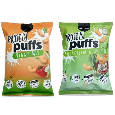 Pasti e Snack Go Fitness, Protein Puffs, 50 g