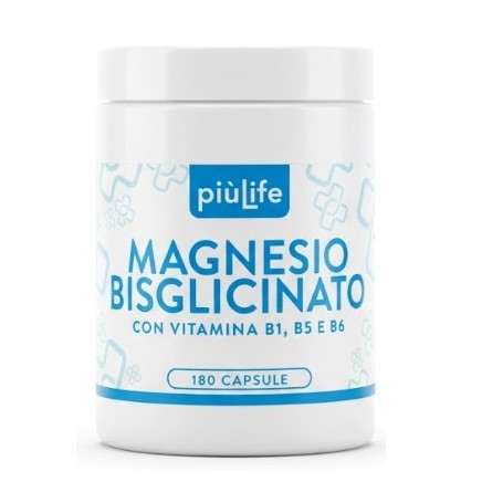 Zinco e Magnesio +Life, Magnesio Bisglicinato, 180 cps