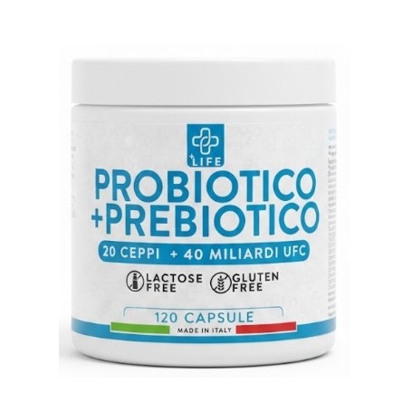 Probiotici +Life, Probiotico + Prebiotico, 120 cps