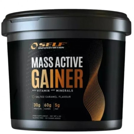 Weight Gainers Self Omninutrition, Mass Active Gainer, 4000 g