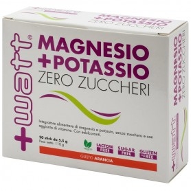 Vitamine e Minerali +Watt, Magnesio + Potassio Zero Zucchero, 20 stick