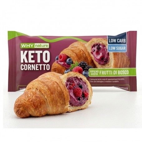 Biscotti e Dolci Why Nature, Keto Cornetto, 50 g