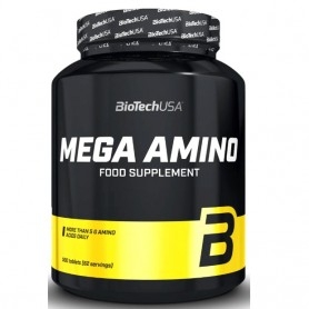 Aminoacidi essenziali Biotech Usa, Mega Amino, 500 cpr