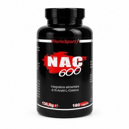 Acetilcisteina FlorioSport, Nac 600, 180 cps