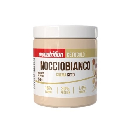 Creme Proteiche Pro Nutrition, Crema Keto Nocciola Bianca, 250 g