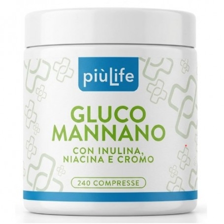Glucomannano +Life, Glucomannano, 240 cpr