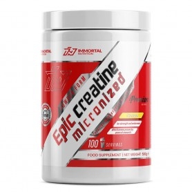 Creatina Immortal Nutrition, Epic Creatine Micronized, 500 g Aromatizzata