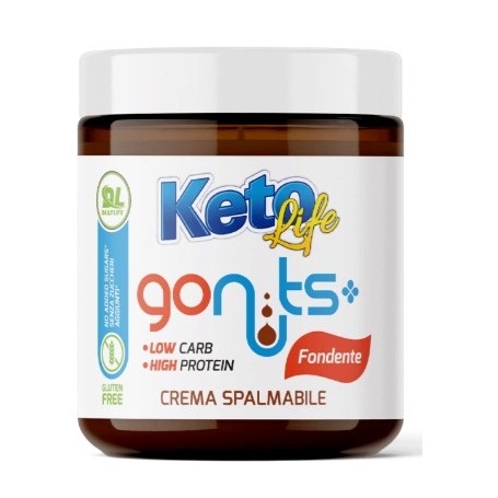Creme Proteiche Daily Life, Ketolife Gonuts Fondente, 250 g
