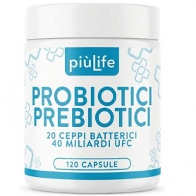 Probiotici +Life, Probiotico + Prebiotico, 120 cps