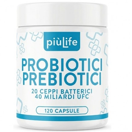 Probiotici +Life, Probiotico + Prebiotico, 120 cps