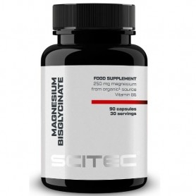 Zinco e Magnesio Scitec Nutrition, Magnesium Bisglycinate, 90 cps
