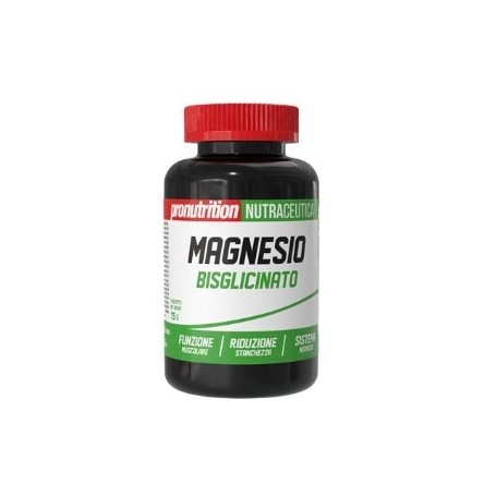 Zinco e Magnesio Pro Nutrition, Magnesio Bisglicinato, 60 cpr
