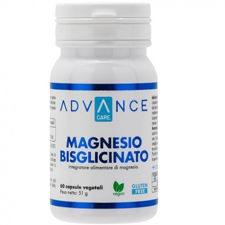 Zinco e Magnesio Advance Care, Magnesio Bisglicinato, 60 cps