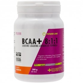 Aminoacidi Ramificati (Bcaa) +Watt, BCAA+ 8:1:1, 300&nbsp;g.