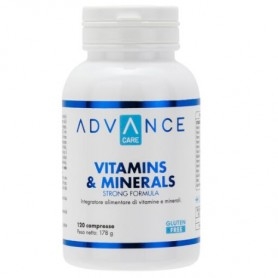 Vitamine e Minerali +Watt Advance Care, Vitamins & Minerals, 120 cpr.