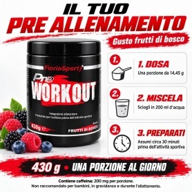 FlorioSport, Pre Workout, 430 g
