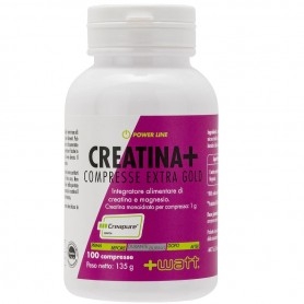 Creatina +Watt, Creatina + Extra Gold, 100 cpr.